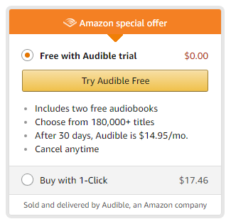 Free with Audible trial: Try Audible Free